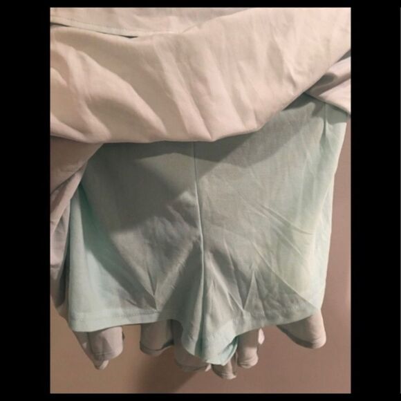 L'atiste TURQUOISE BABY BLUE RACERBACK ROMPER L - Picture 6 of 6